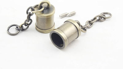 Rope End Cap with Chain & Clasp - 3/8" (10 mm)