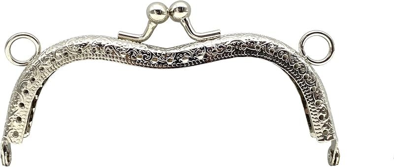 Sew-In Kiss-Lock Purse Frame, 4 5/16" x 1 3/4" (11 x 4.5 cm)