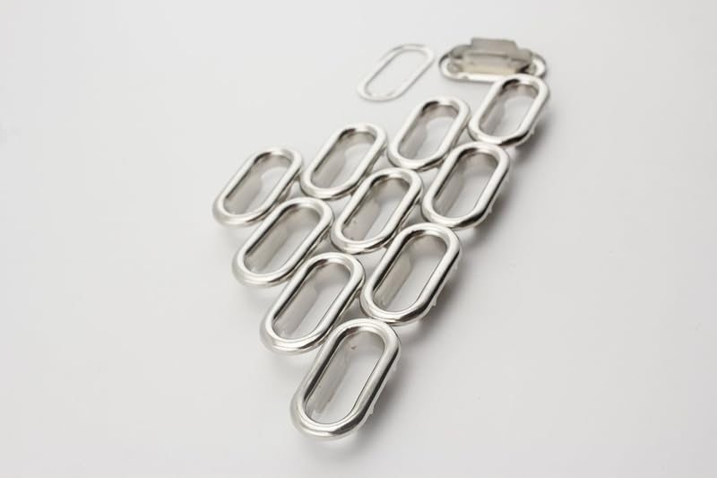 Oval Grommets with Washers, Solid Brass