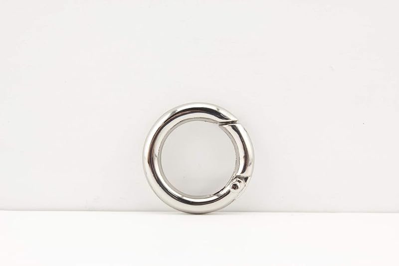 Spring Gate O Ring / zinc alloying Round Snap Clip Trigger Make for Key Handbag Purse Shoulder Strap