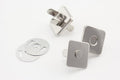 Square Shape Magnetic Snaps Bag Button Purse Leather Closures for Sewing Purse Bag Clutch Wallet