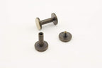 Iron Round Chicago Binding Screw Rivets Concho Screw Button Nail Rivet for DIY Leather Decoration Bookbinding