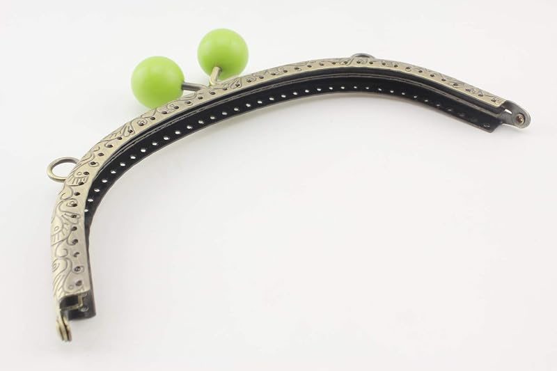 Color-Ball Sew-In Kiss-Lock Purse Frame, 17 x 7 cm