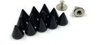 Zinc Alloy Screw in Bullet Rivet Spike Studs Spots for Leather Bag Making Clothing Shoes