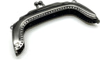 Rectangle Vintage Embossed Sew-In Kiss-Lock Purse Frame