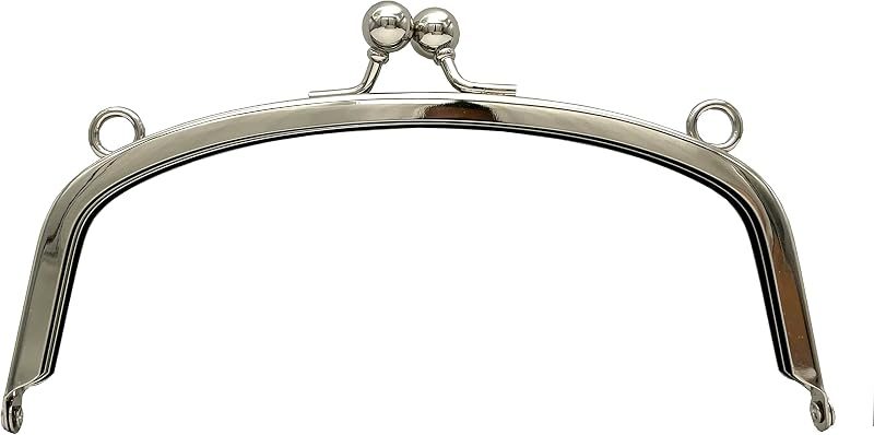 Arch Glue-In Kiss-Lock Purse Frame, 5 3/4" x 2 5/8" (14.5 x 6.5 cm)