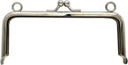 Rectangle Glue-In Kiss-Lock Purse Frame, 4 3/4" x 2" (12 x 5 cm)