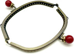 Sew-In Kiss-Lock Purse Frame, 5" x 2" (12.5 x 5 cm)