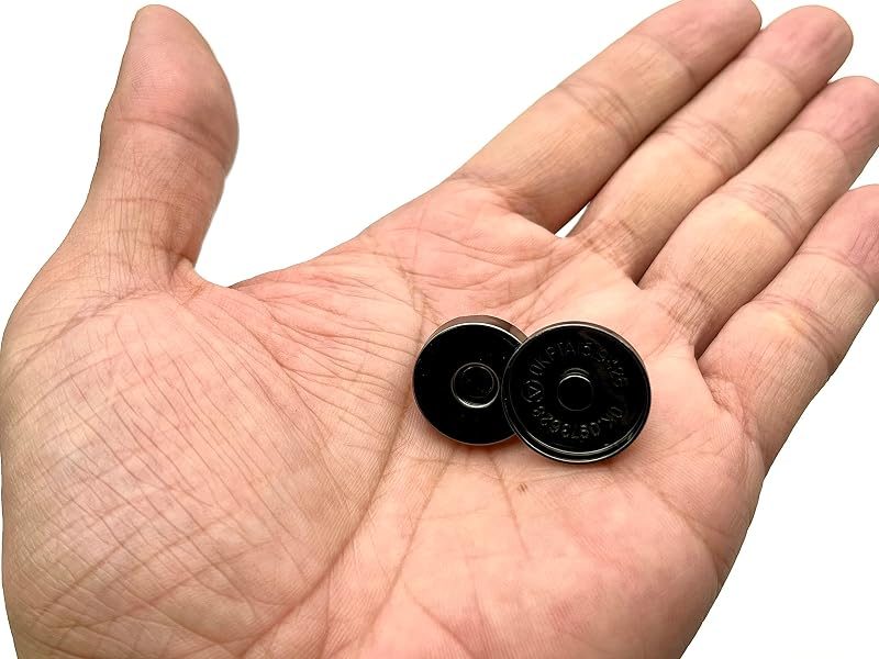 Round Cover Magnetic Snaps intensified Strength Bag Button Purse Leather Closures for Sewing Purse Bag Clutch Wallet 3/4