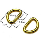 D Shape Rings Semi-Circular D ring buckles Non-Welded / iron for webbing straps bags purse belt Dog Collars hardware…