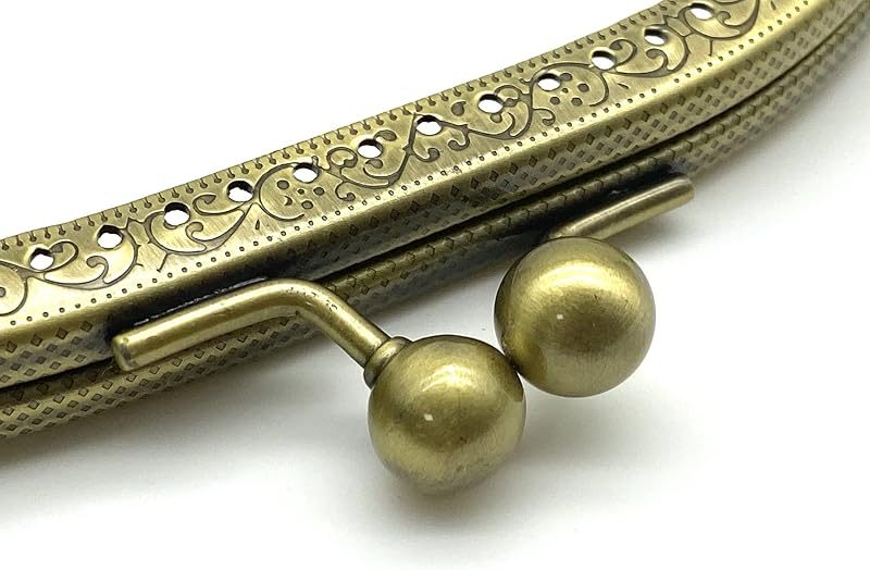 Arch Sew-In Kiss-Lock Purse Frame, 6 1/8" x 2 3/4" (15.5 x 7 cm)