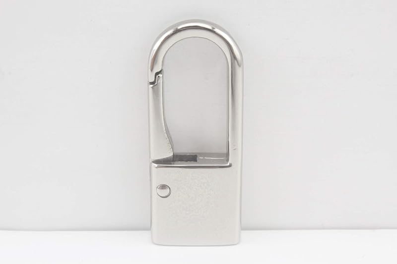 Flat Webbing End Push-Gate Hook