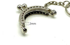 Half-Round Sew-In Kiss-Lock Purse Frame, 1 5/8" x 1" (4 x 2.5 cm)