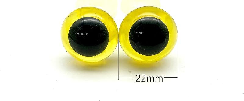 Plastic Safety Eyes with washers for Amigurumi Puppet Animal Crochet Stuffed Eyes Crafts