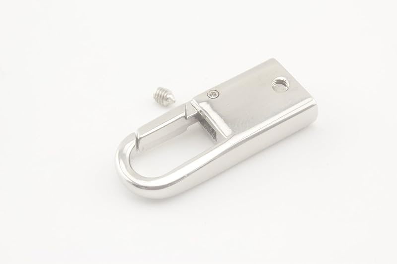 Flat Webbing End Push-Gate Hook