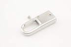Flat Webbing End Push-Gate Hook