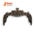 Vintage Embossed Screw-In Kiss-Lock Purse Frame, 6.3" (16 cm)