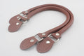 Sew-In Microfiber PU Leather Purse Handles with Alloy Clasps