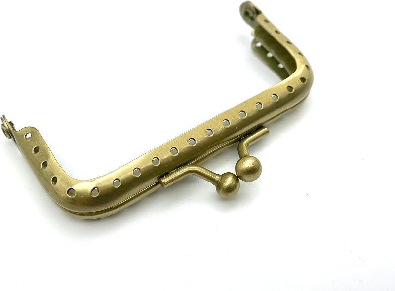 Rectangle Sew-In Kiss-Lock Purse Frame, 3" x 1 5/8" (7.5 x 4 cm)