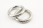 Spring Gate O Ring / zinc alloying Round Snap Clip Trigger Make for Key Handbag Purse Shoulder Strap
