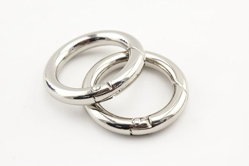 Spring Gate O Ring / zinc alloying Round Snap Clip Trigger Make for Key Handbag Purse Shoulder Strap