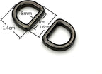 Zinc alloying D Shape Rings Semi-Circular D ring buckles / for webbing straps bags purse belt Dog Collars hardware…