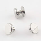 Iron Round Chicago Binding Screw Rivets Concho Screw Button Nail Rivet for DIY Leather Decoration Bookbinding