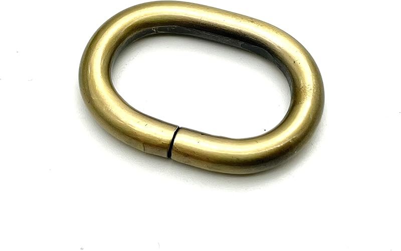 Iron oval rings buckle loops connector Non-Welded for bag belt webbing strap purse making